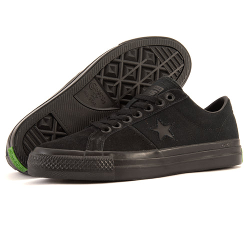 Cons - One Star Pro OX (Black/Black/Sap Green)